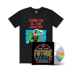 Neon Future Come on In Tee and CD Bundle