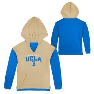 New - NCAA Licensed UCLA Bruins Girls' Hooded Sweatshirt, XL