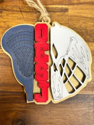 OESJ Lacrosse Ornament