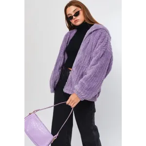 Oversized Fleece Hoodie Jacket