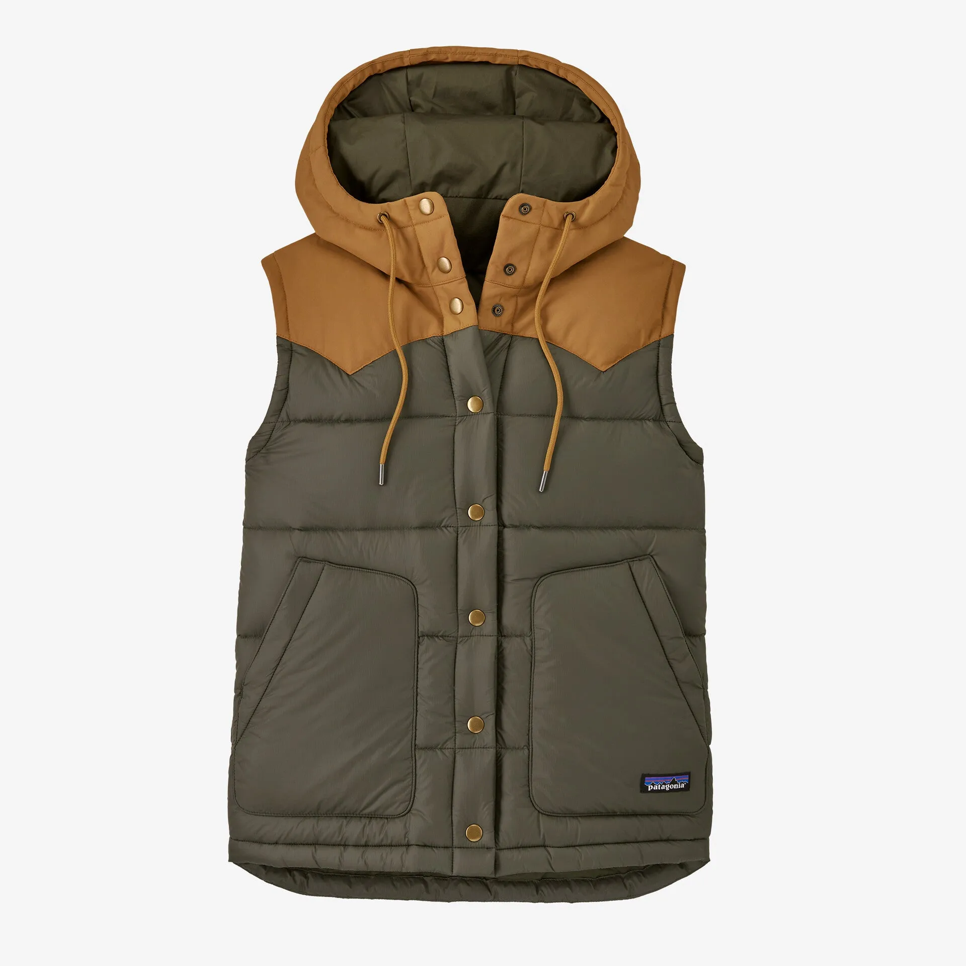 Patagonia Women's Bivy Hooded Vest - PINE NEEDLE GREEN