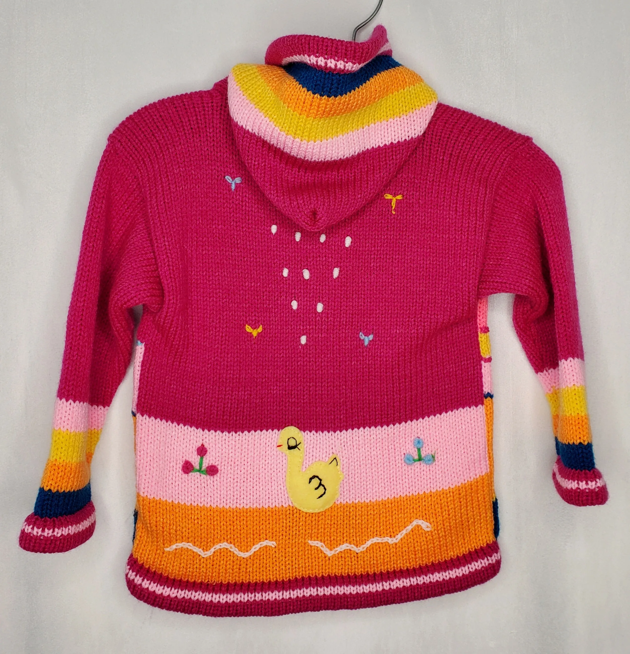 Peruvian Sweater - Fushia 2-3yr