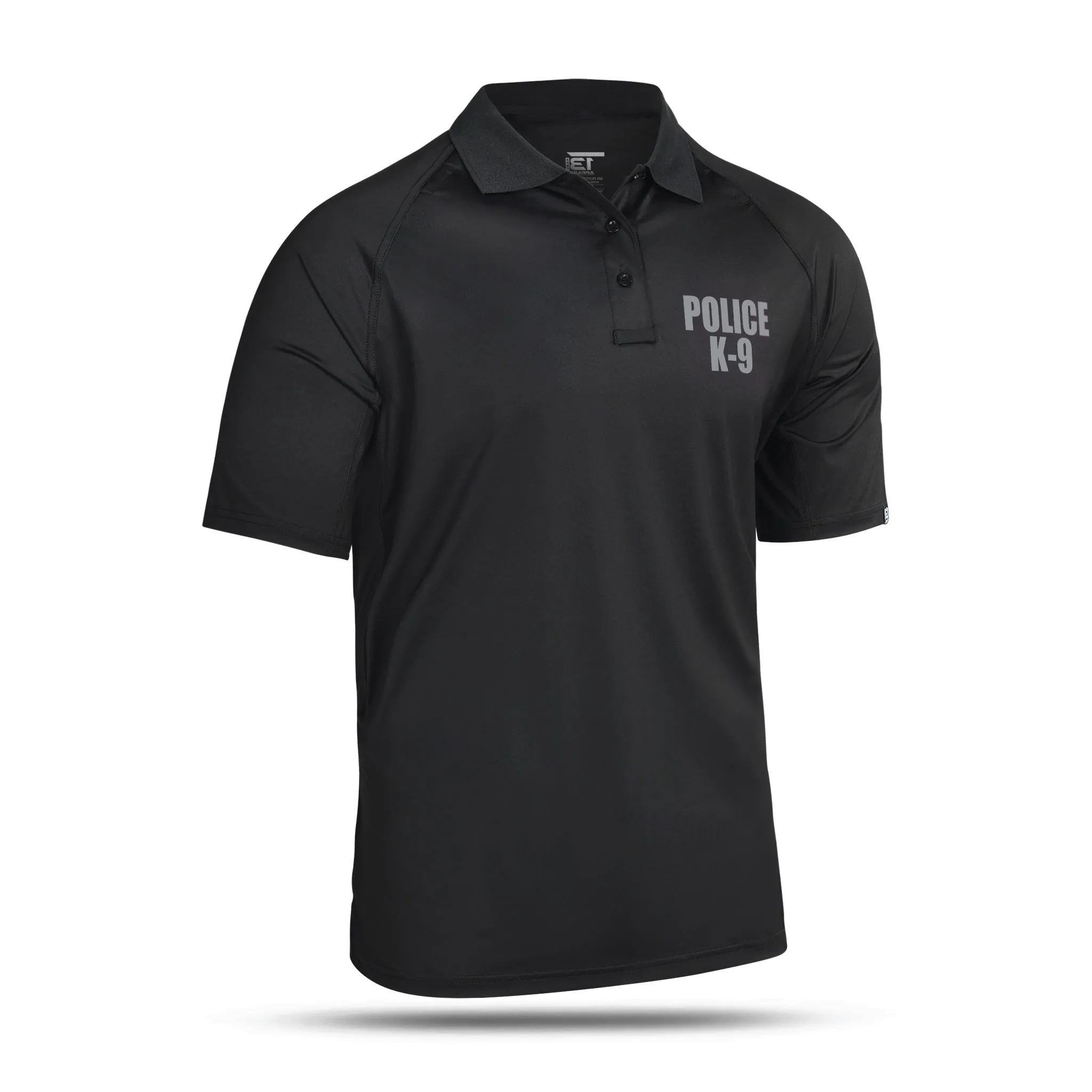 [POLICE K9] Men's Performance Polo [BLK/GRY]