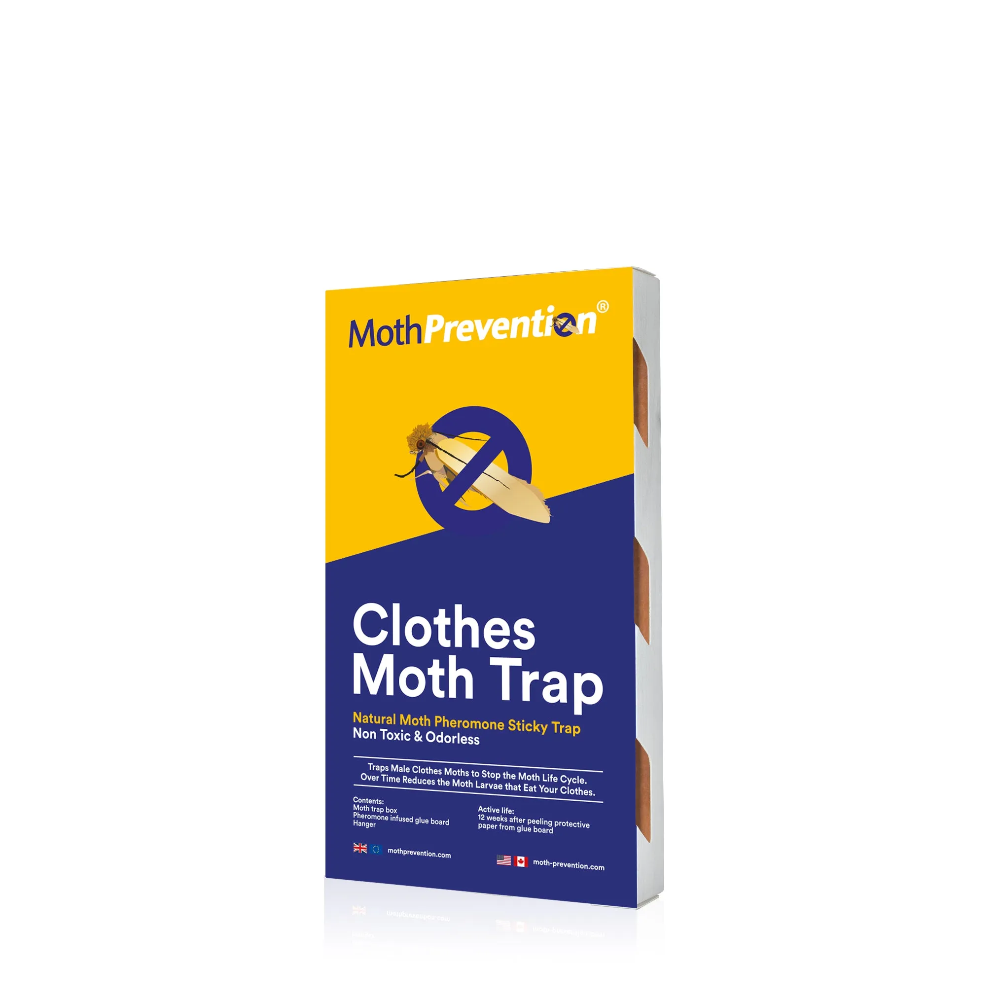 Powerful Clothes Moth Traps & Carpet Moth Traps - 3 Pack