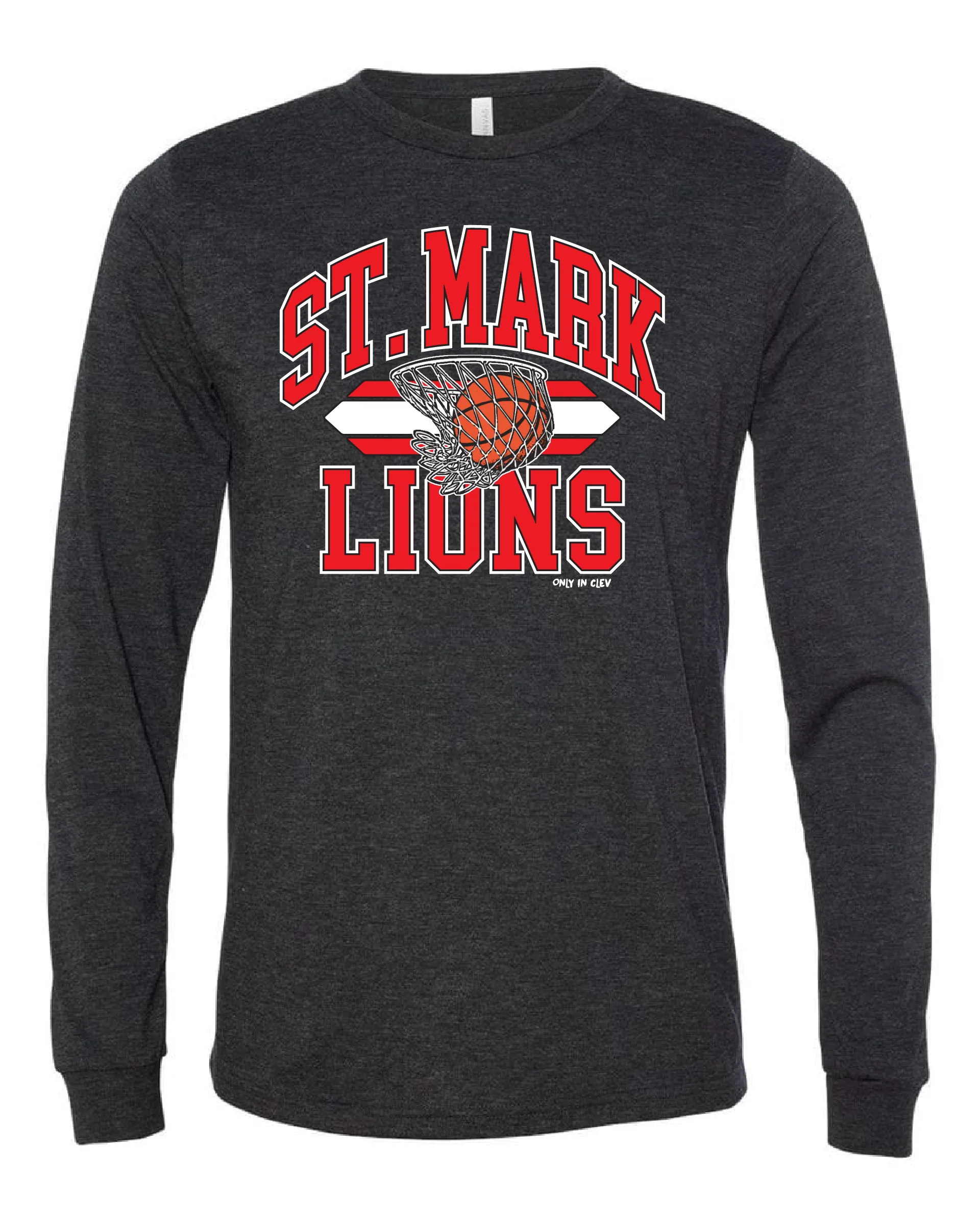 "St. Mark Basketball" Design on Black