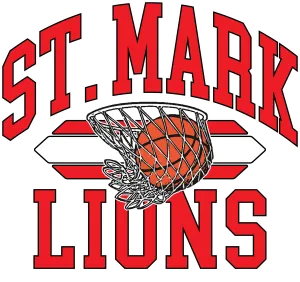 "St. Mark Basketball" Design on Black