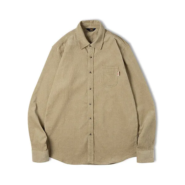 Retro 4 Colors Corduroy Casual Shirts