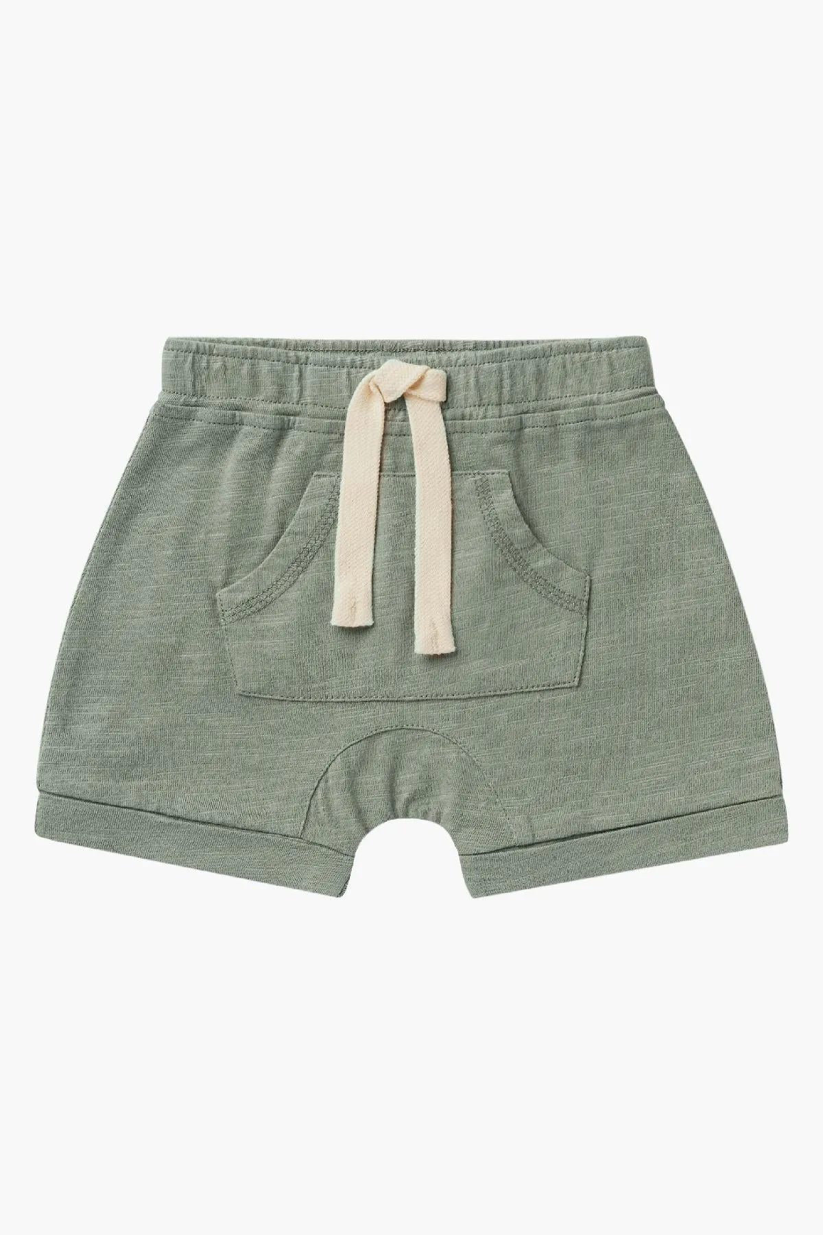 Rylee   Cru Front Baby Boys Pouch Short - Aqua