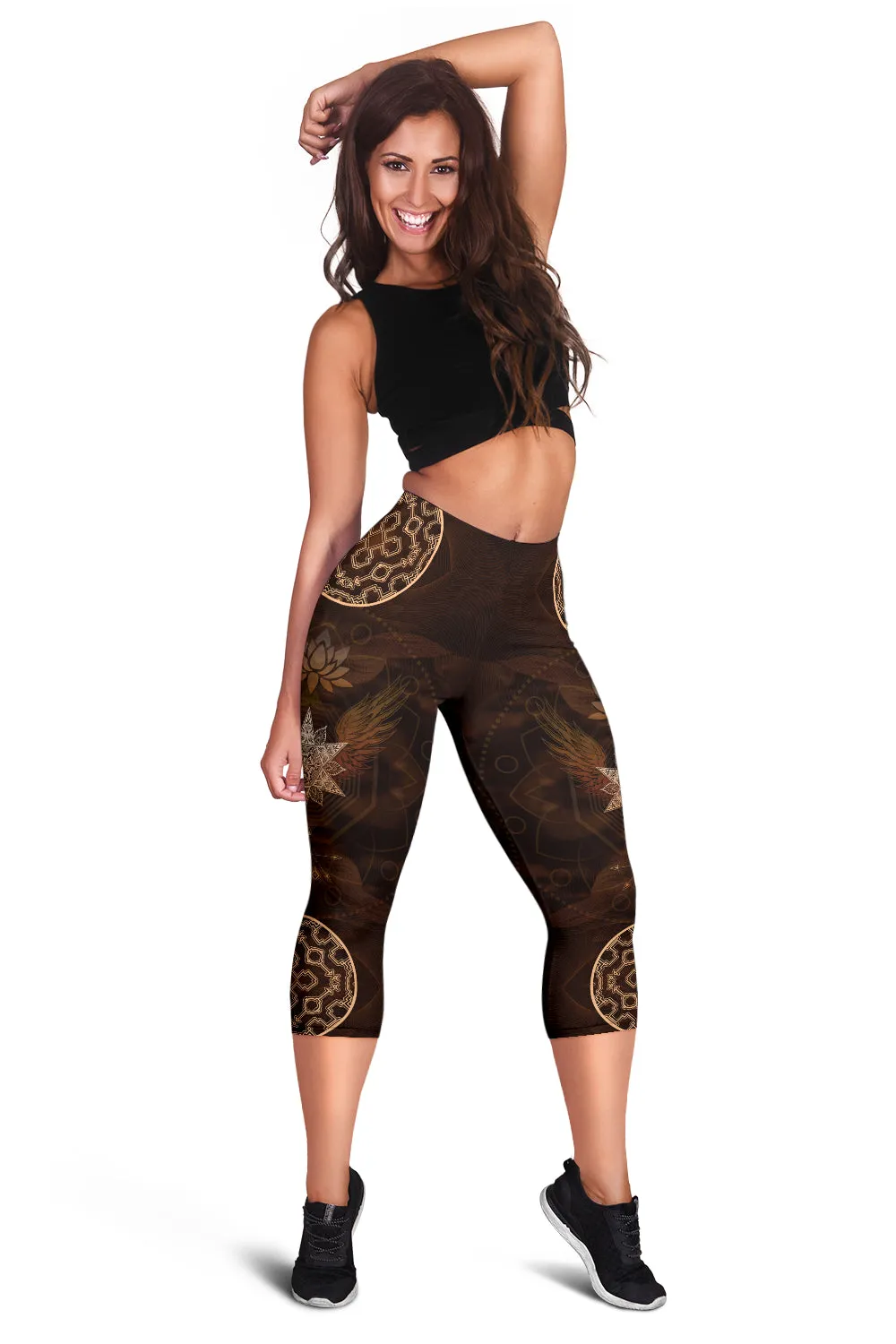 Shipibo | Womens Capris by Cosmic Shiva