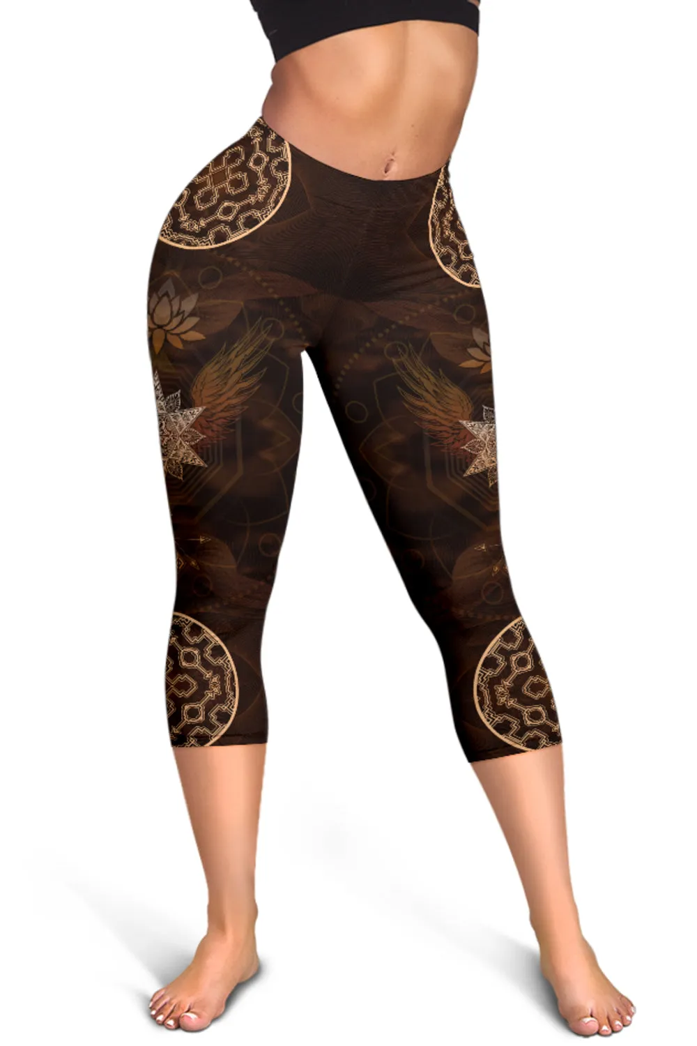 Shipibo | Womens Capris by Cosmic Shiva