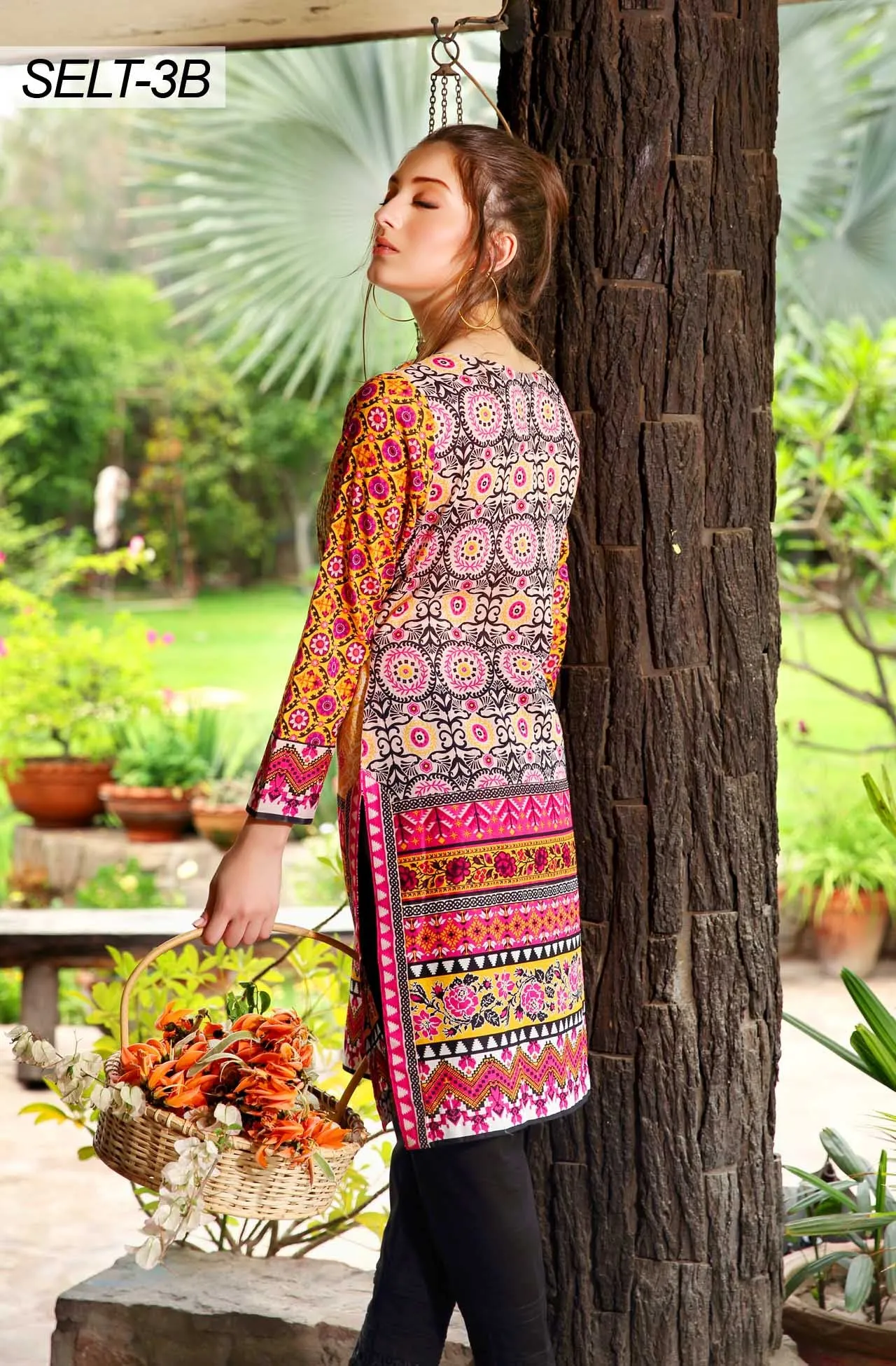 Sifona Embroidered Lawn Tunics '16 – 3B