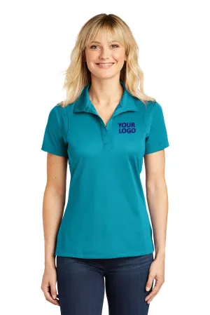 Sport-Tek Ladies Micropique Custom Sport-Wick Polos, Tropic Blue