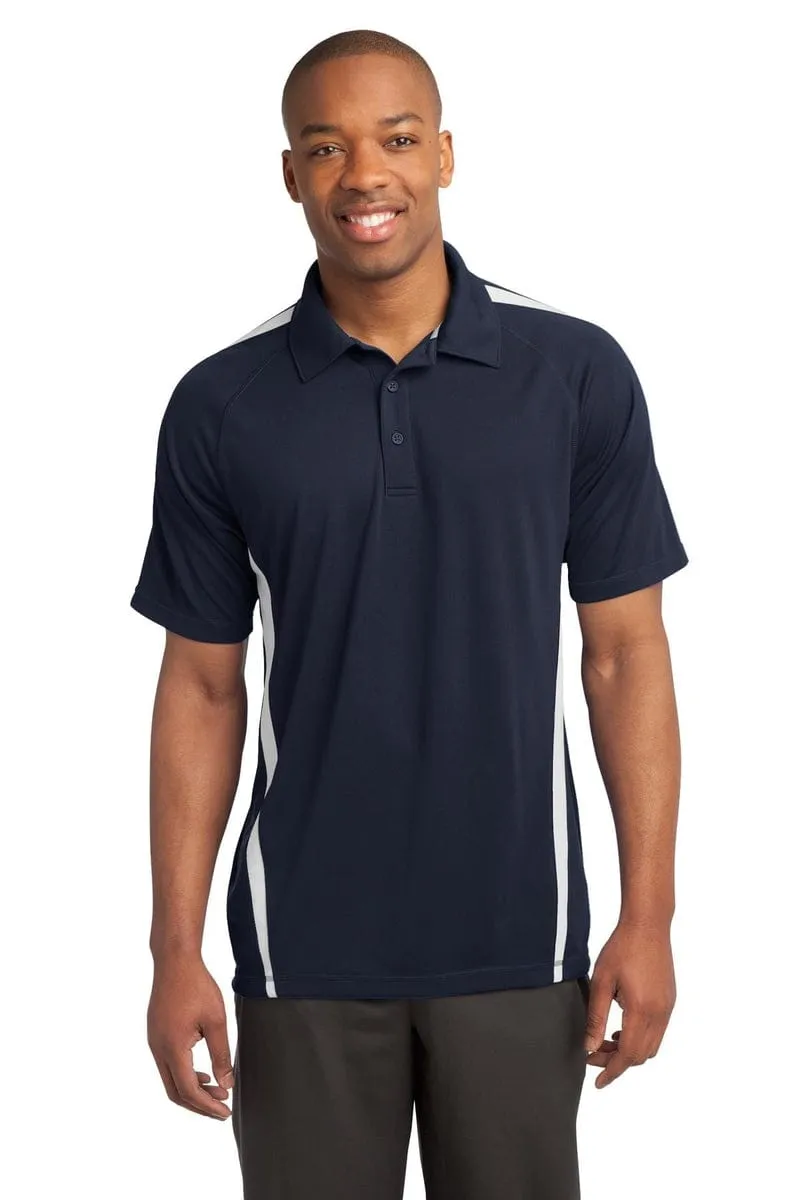 Sport-Tek ST685: PosiCharge Micro-Mesh Colorblock Polo