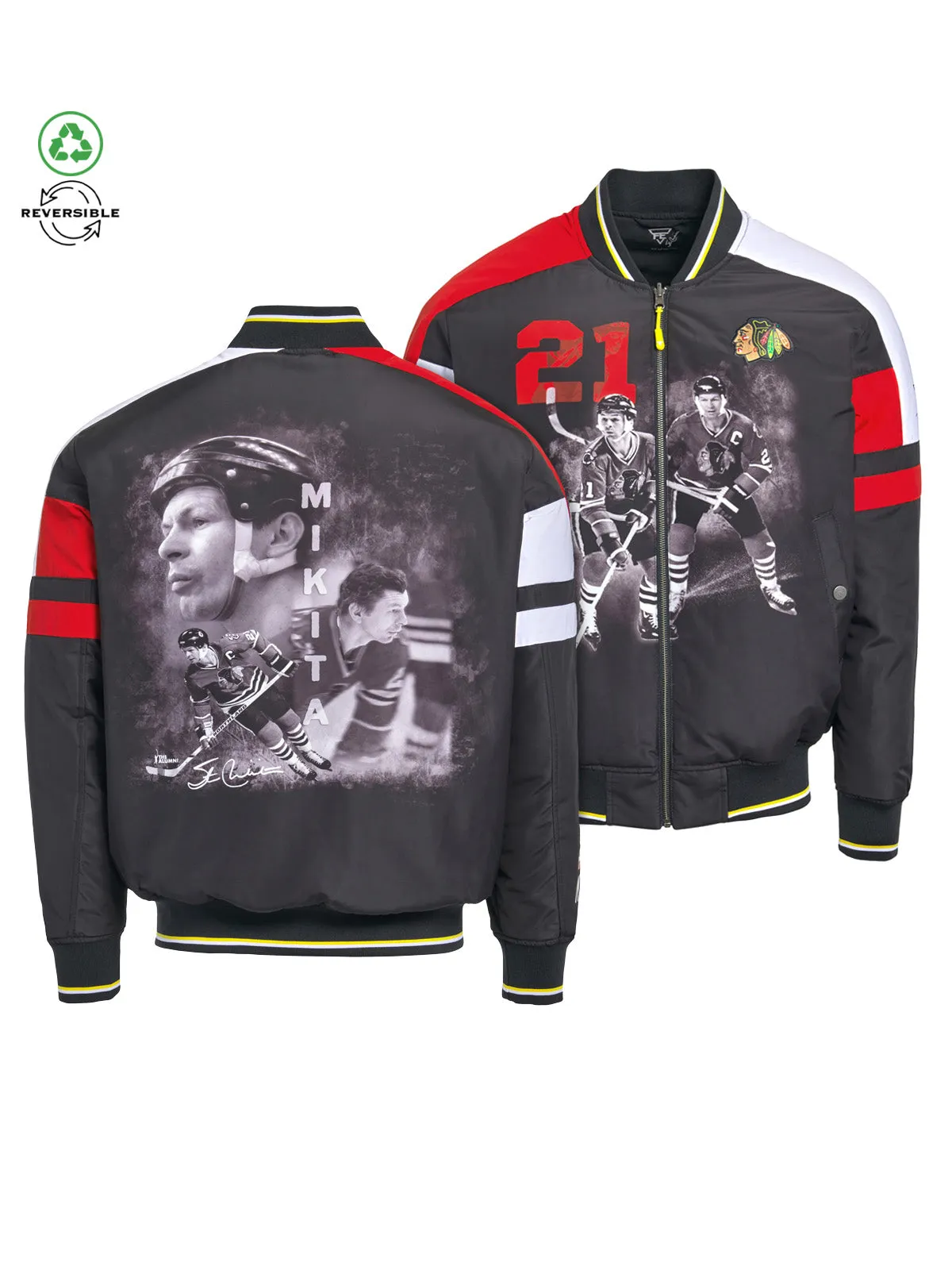 Stan Mikita Reversible Bomber Jacket