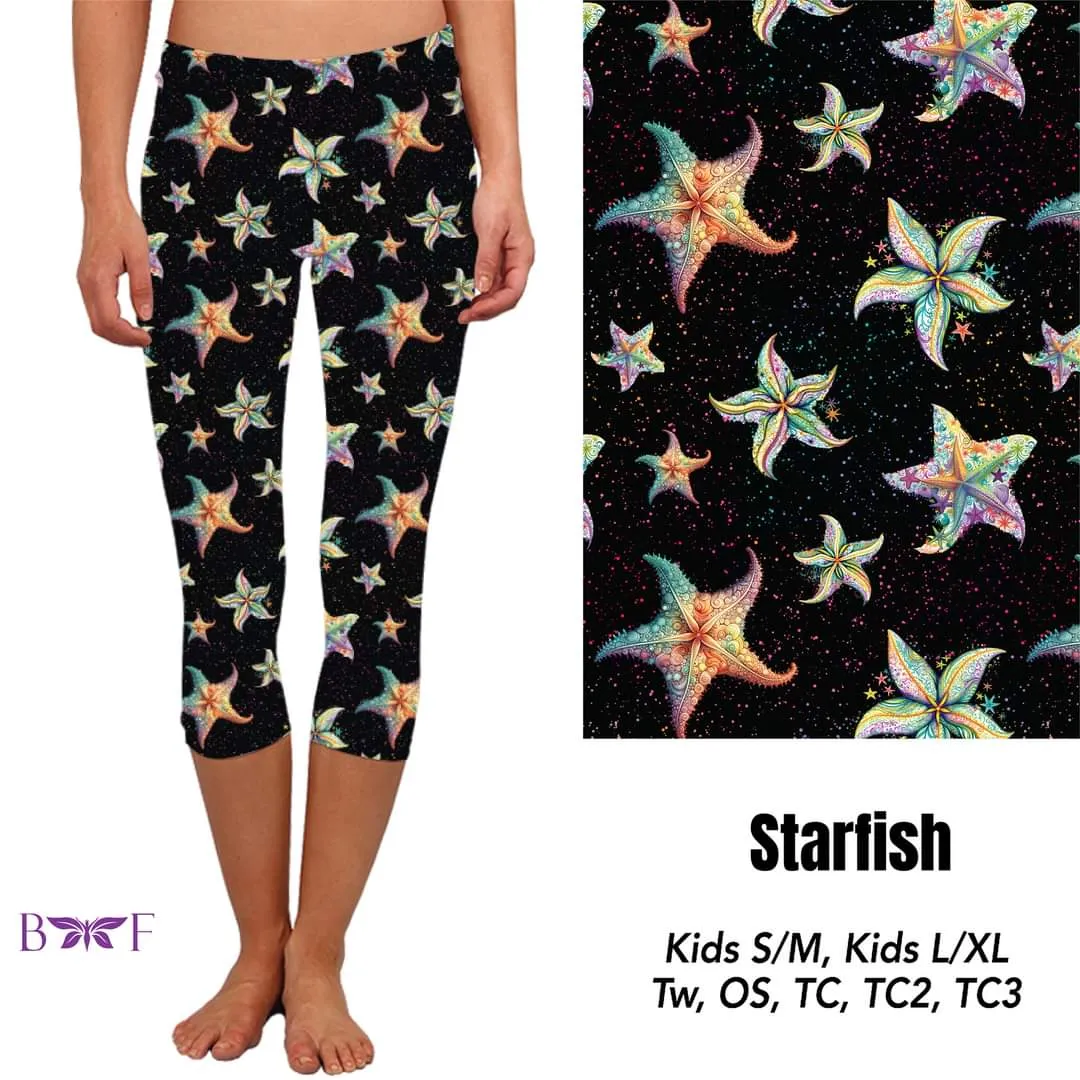 Starfish Capris and Biker Shorts with pockets