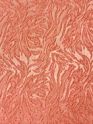 Stretch Brocade - 57-inches Wide Peach