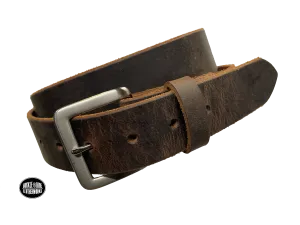 The Laramie Distressed Leather Belt