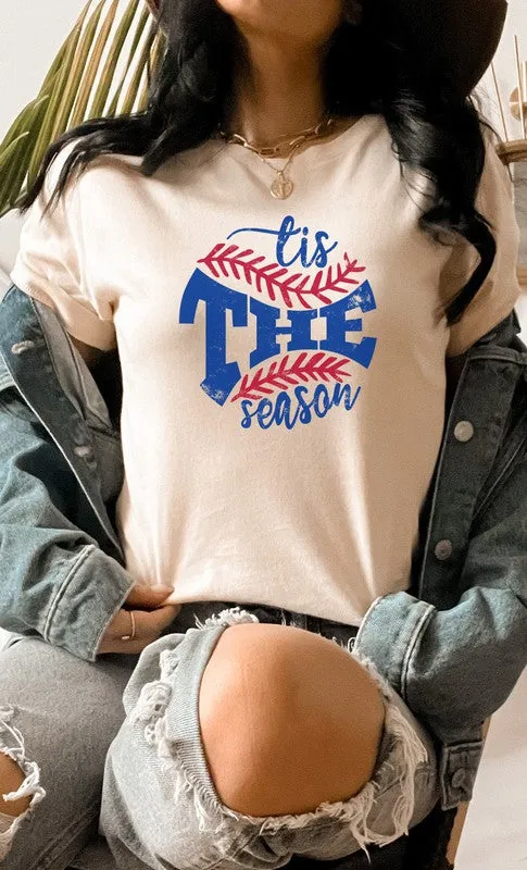 Tis The Season Baseball PLUS SIZE Graphic Tee