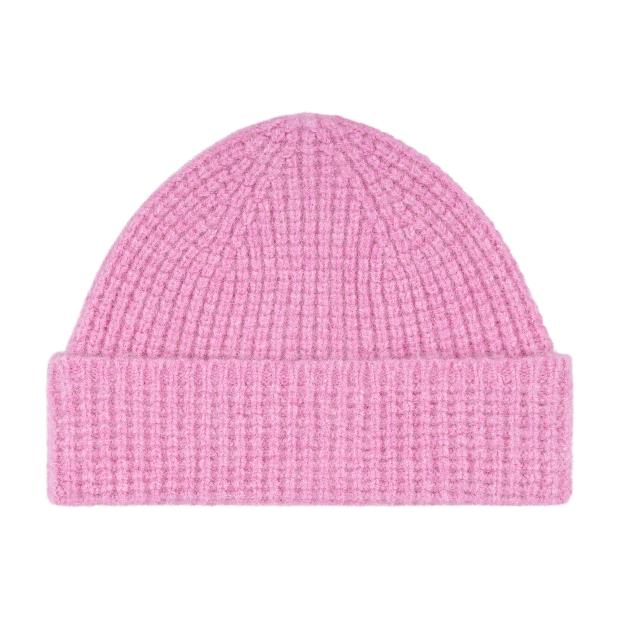 Tuck Stripe Beanie - Fondant Pink