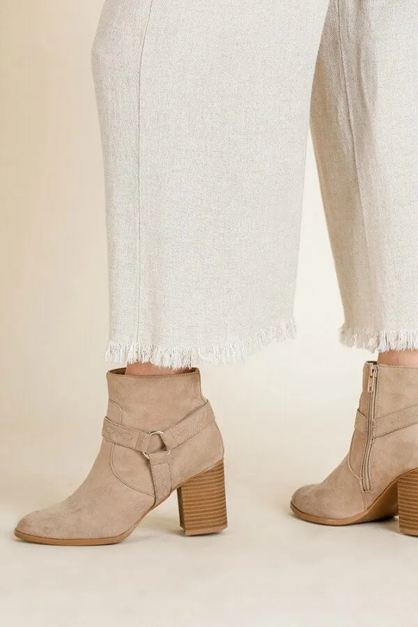 Umgee Wide Leg Linen Pants in Oatmeal