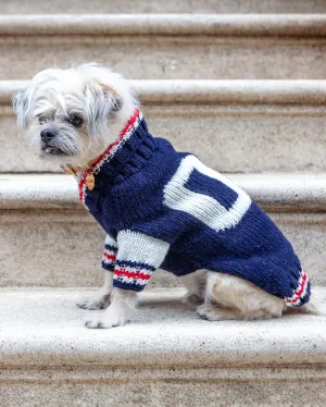 Varsity Wool Dog Sweater