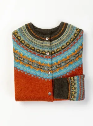 Vest met fair ilse print | Eribe alpine cardigan pheasant