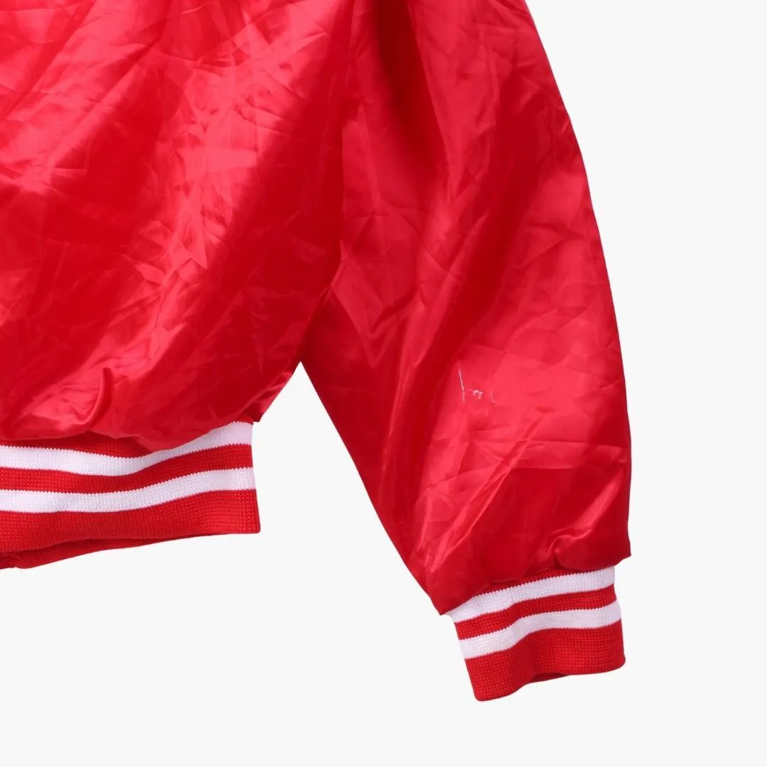 Vintage 'First Insurance Finance' Satin Bomber Jacket