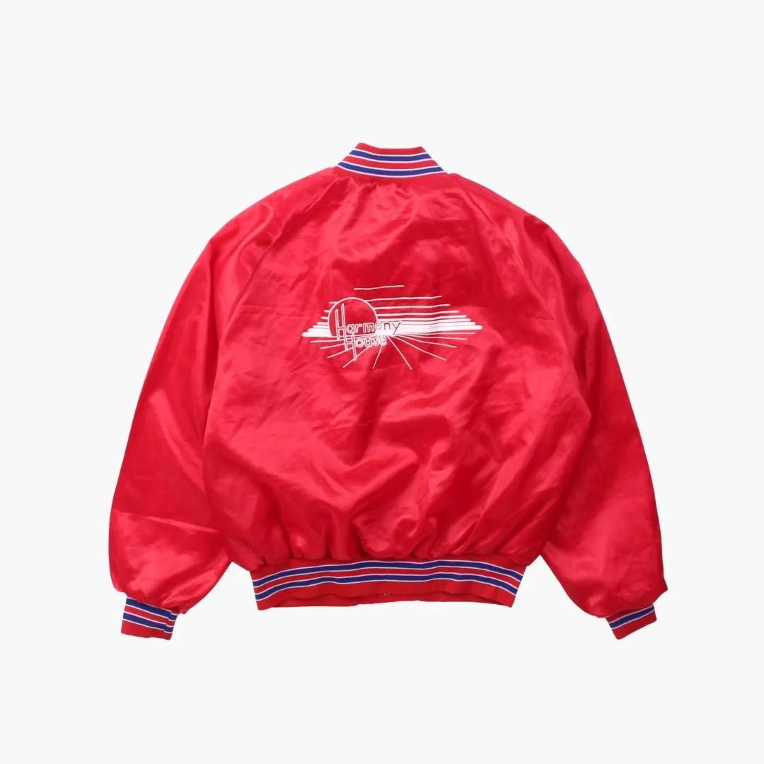 Vintage 'Harmony House' Satin Bomber Jacket