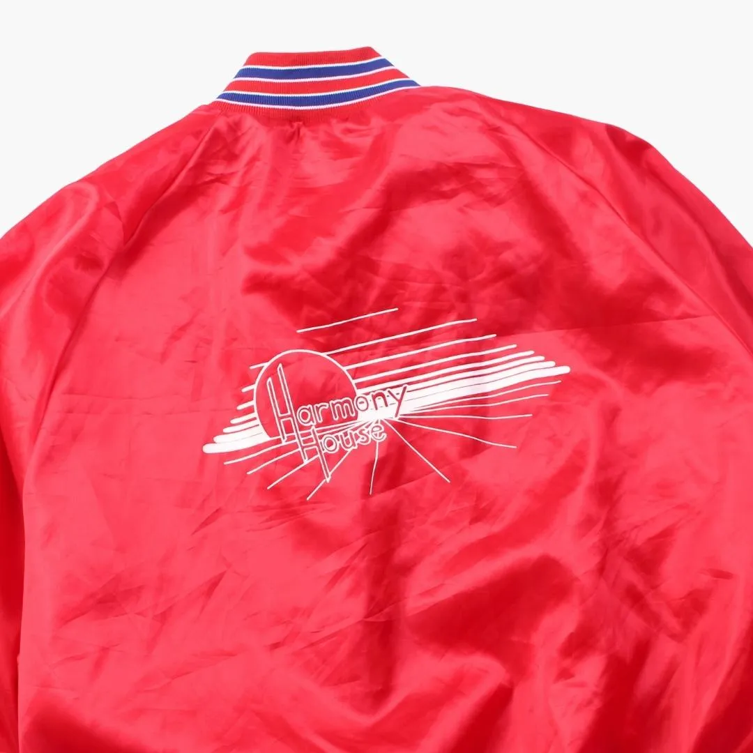 Vintage 'Harmony House' Satin Bomber Jacket