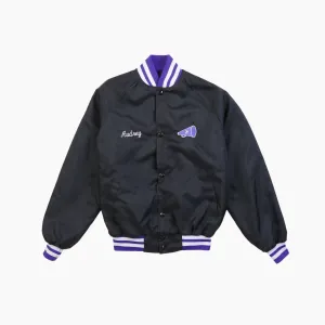 Vintage 'Lombard Falcons' Satin Bomber Jacket