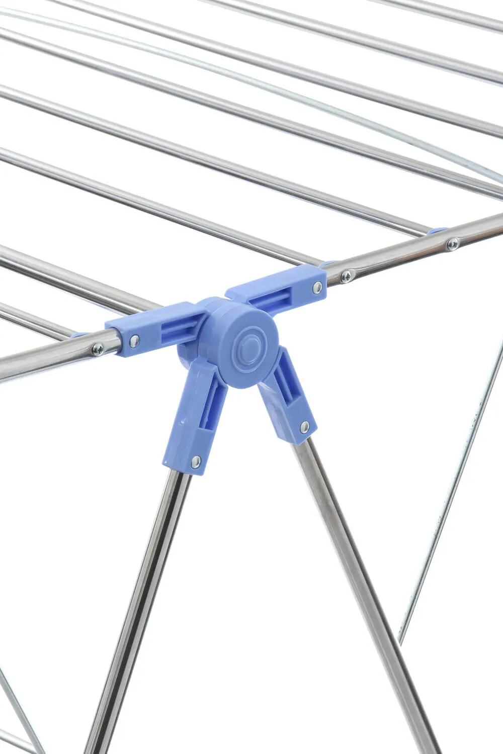 Wide 28 Rail Stainless Steel A-Frame Clothes Airer & Bonus Hangers