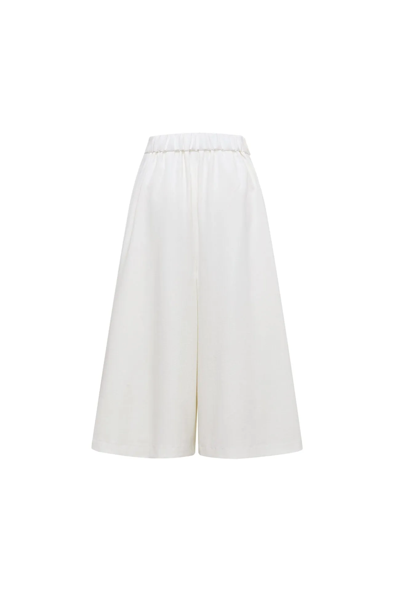 Wide Leg  Midi Skorts