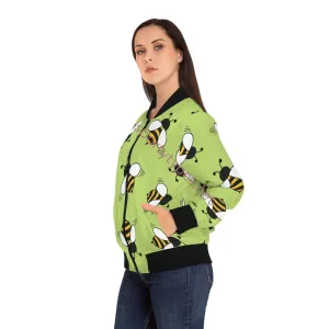 Women's Honey Bees Bomber Jacket